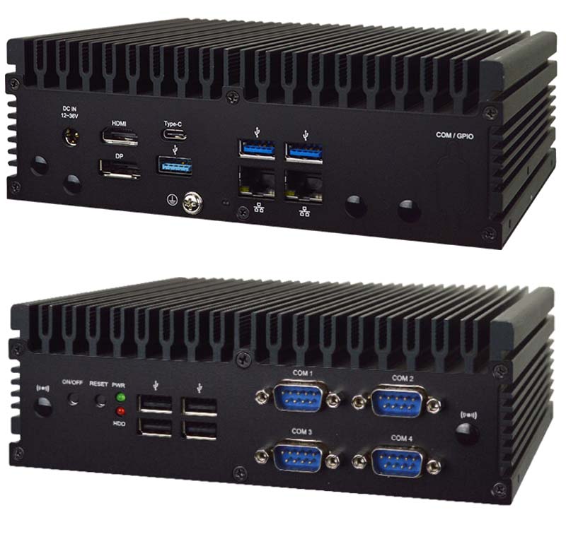 Jetway B382FMTU1-A211 (Embedded Box PC, Intel  Ultra 5 125U Prozessor, 12-36V Input, TPM2.0) <b>[FANLESS]</b>